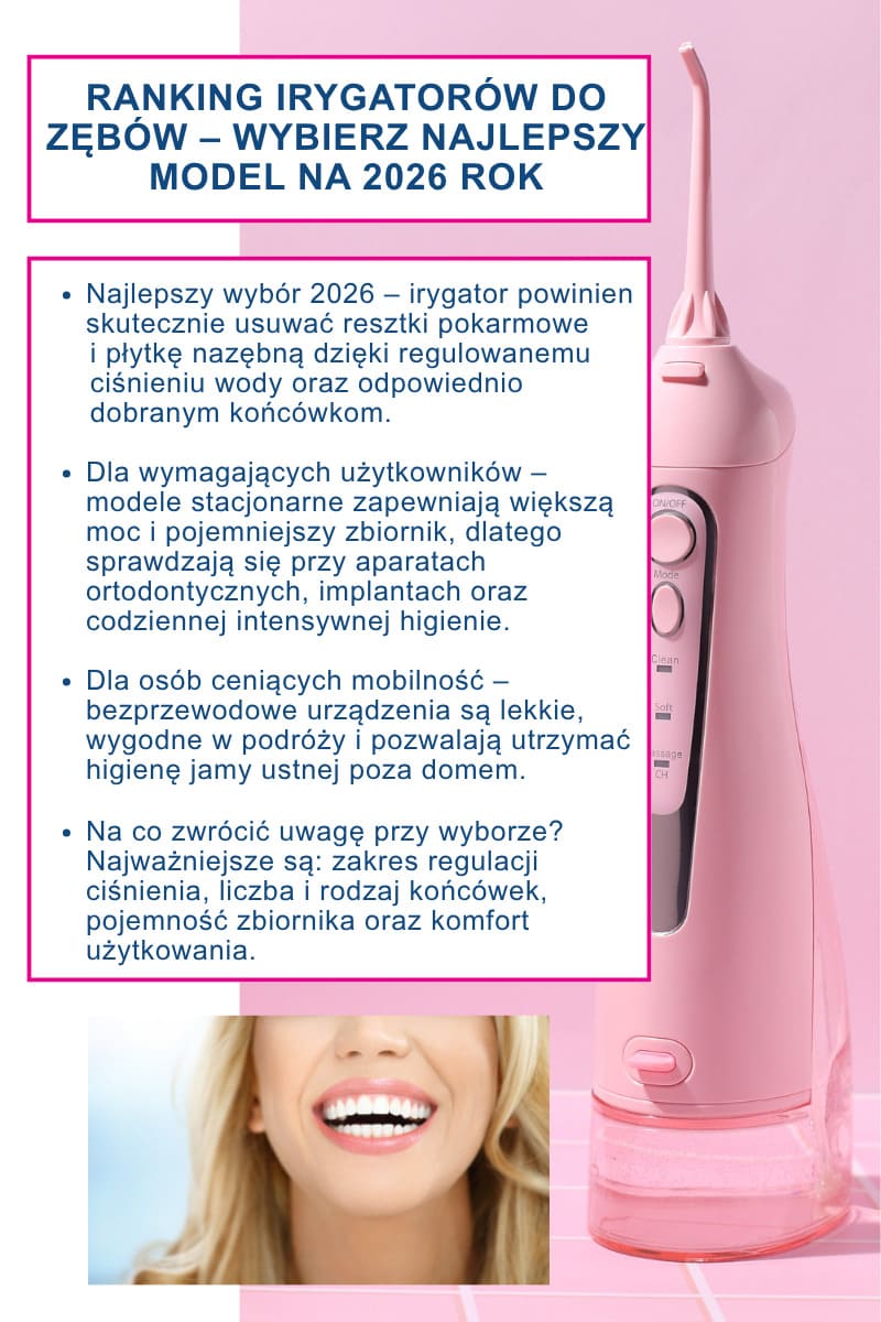 Ranking irygatorów do zębów – wybierz najlepszy model na 2026 rok